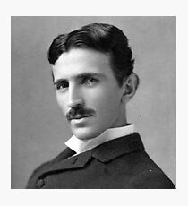 Nikola Tesla Portrait Photographic Print