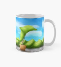 Topiary Dolphin Mug