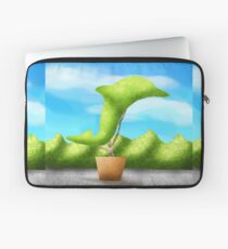 Topiary Dolphin Laptop Sleeve