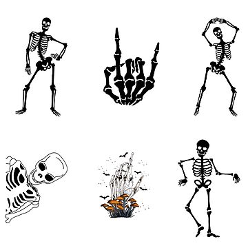 A skeleton poses raising its hands 28116238 Vector Art at Vecteezy