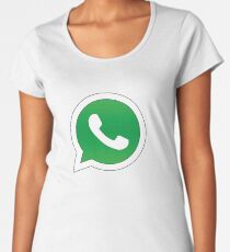 Camiseta premium para mujer Whatsapp