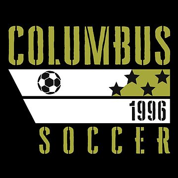 Columbus Soccer 1996 Ohio Retro Vintage Super Soft T-shirt 