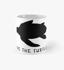 Rette die Schildkröten! Meeresschildkröte Tasse (Standard)
