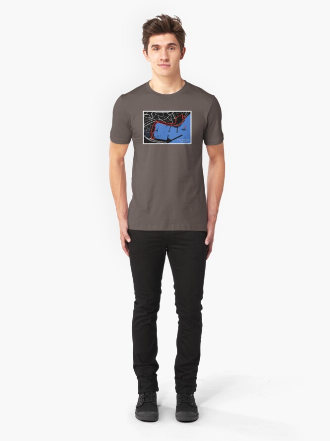Alternate view of Shift Shirts High-End Stakes - Monaco GP F1 Racing Inspired Slim Fit T-Shirt