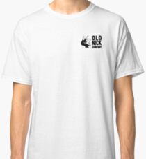 Old Nick Small Logo Black Classic T-Shirt