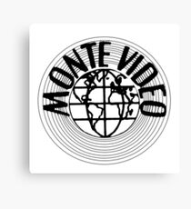 Monte Video VHS video logo Canvas Print