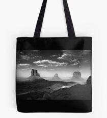 Monument Valley in Black & White Tote Bag
