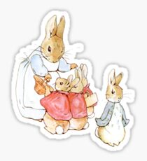 Peter Rabbit Adventures: Mother Says Goodbye and Sends Them Outside Sticker
