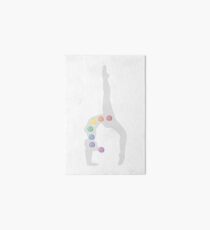 Yoga Pose Seven Chakra Art Board