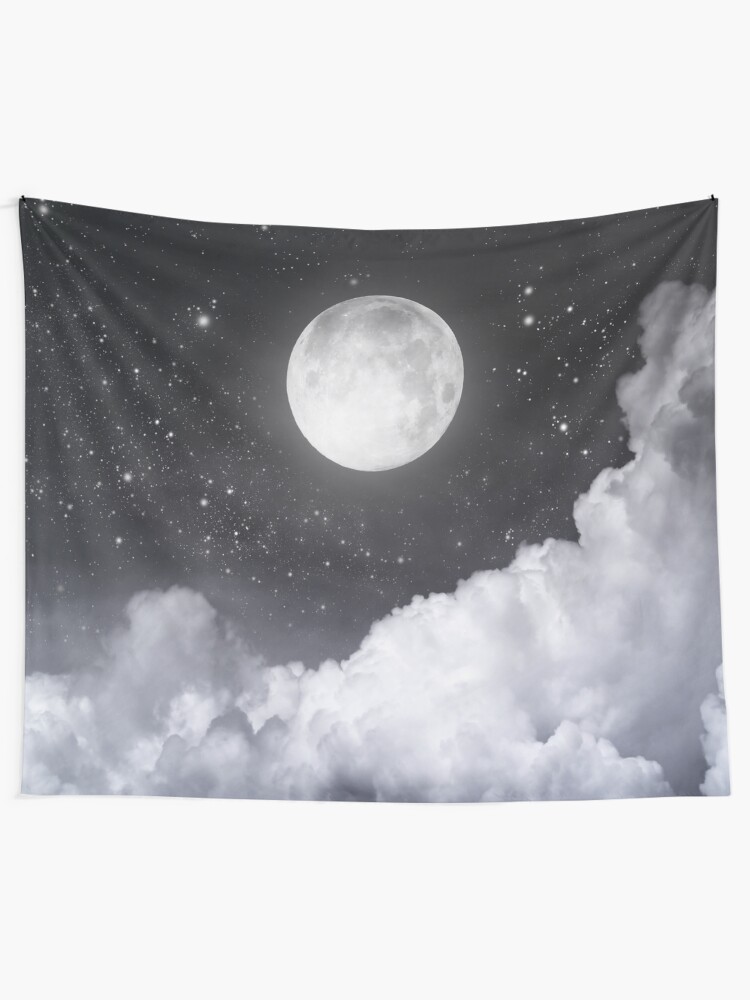 Alternate view of Touch of the moon II Tapestry