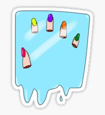 Dexter Frozen Hand - Ice Truck Killer Fan Art Sticker