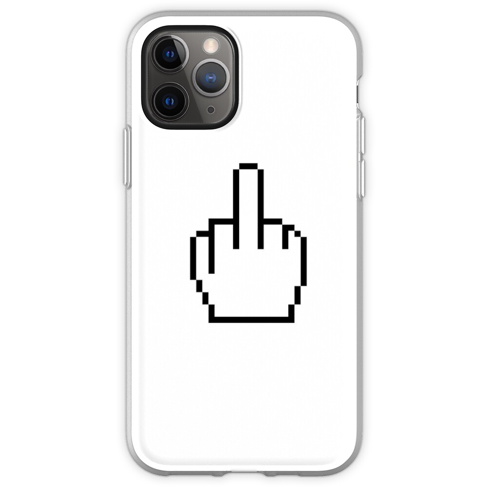 Middle finger cursor (Windows cursor) iPhone 11 Pro Soft Case
