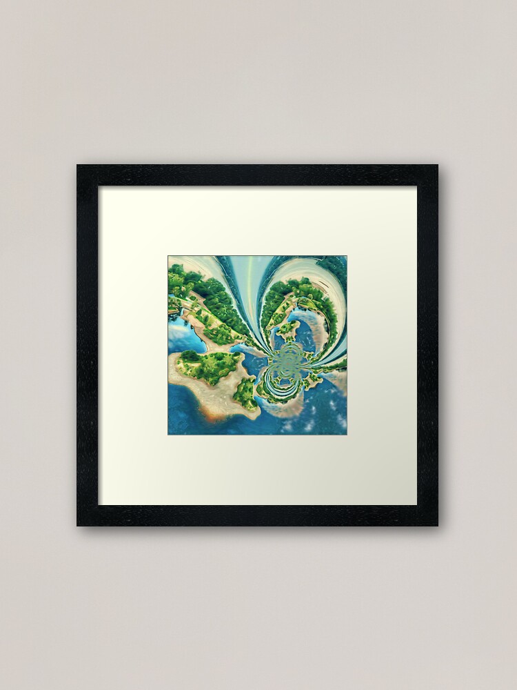 Alternate view of Extraterrestrial planet Framed Art Print