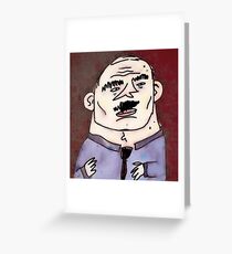 M MAN Greeting Card