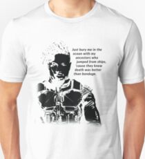 Killmonger 'Bury Me' Memorable Famous Quote Unisex T-Shirt