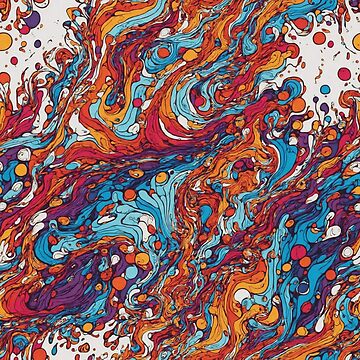 Artwork thumbnail, Colorful Psychedelic Swirls by DJALCHEMY