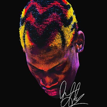Dennis Rodman Style Face Sticker for Sale by theodorexshal
