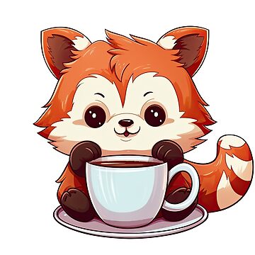 Kawaii Coffee Cup Design 3 Sticker for Sale by eyestetix