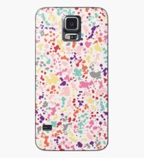 Dripping dots painting - Multicolored splatter pattern Case/Skin for Samsung Galaxy