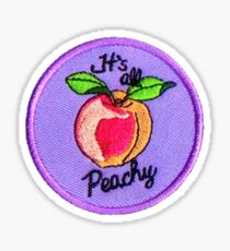 Its all Peachy Patch Sticker
