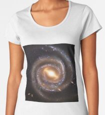Astronomy: Megamaser barred spiral Galaxy named UGC 6093 Women's Premium T-Shirt
