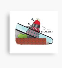 Why you can't take a Dalek shopping Canvas Print