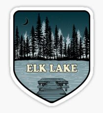 A Night on Elk Lake Sticker