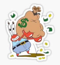 Mr Krabs Stickers | Redbubble