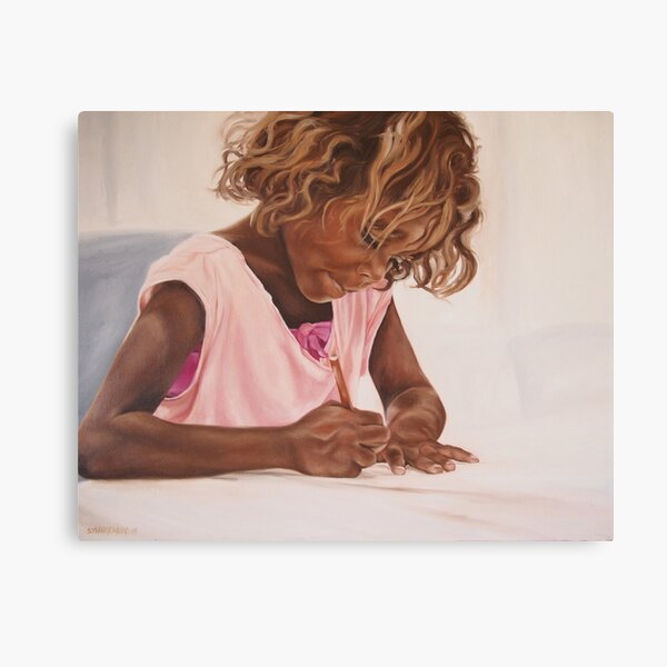 Akeila's numbers Canvas Print