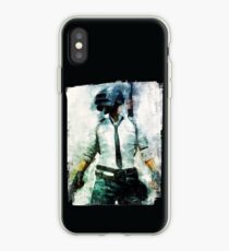PUBG - Watercolor Painting The Unknown iPhone Case