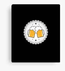 cheers beer design beer shirt tshirt sticker hoodie mug bag Canvas Print