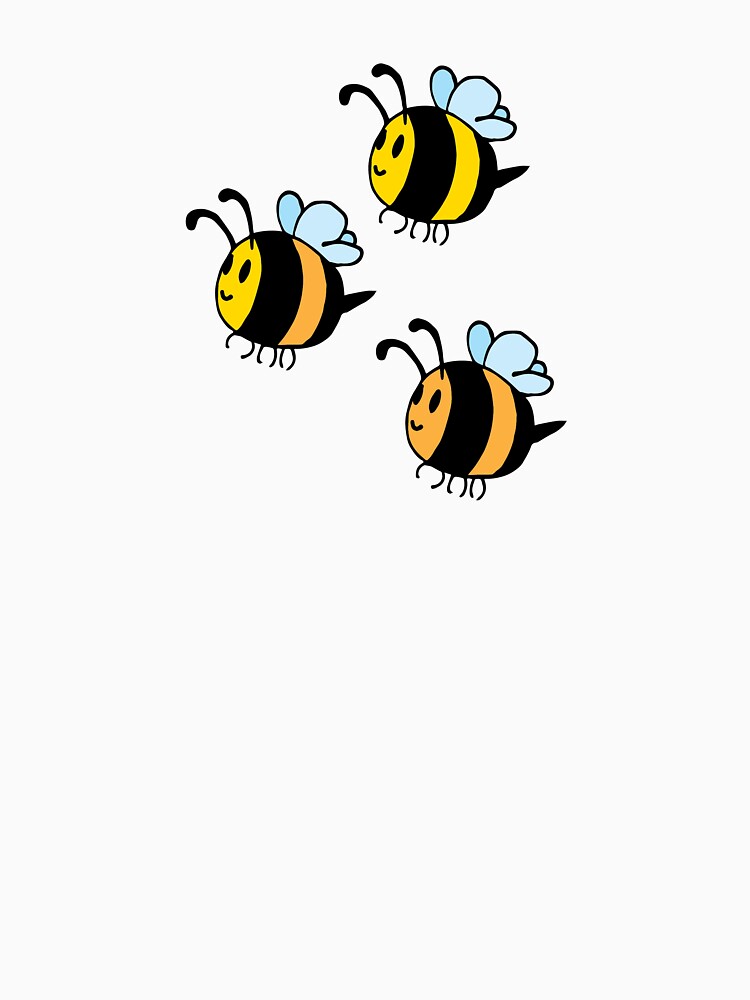 Chubby Bees by GroglioArt