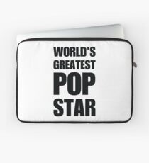 Funny World's Greatest Pop Star Gifts For Pop Stars Coffee Mugs Laptop Sleeve