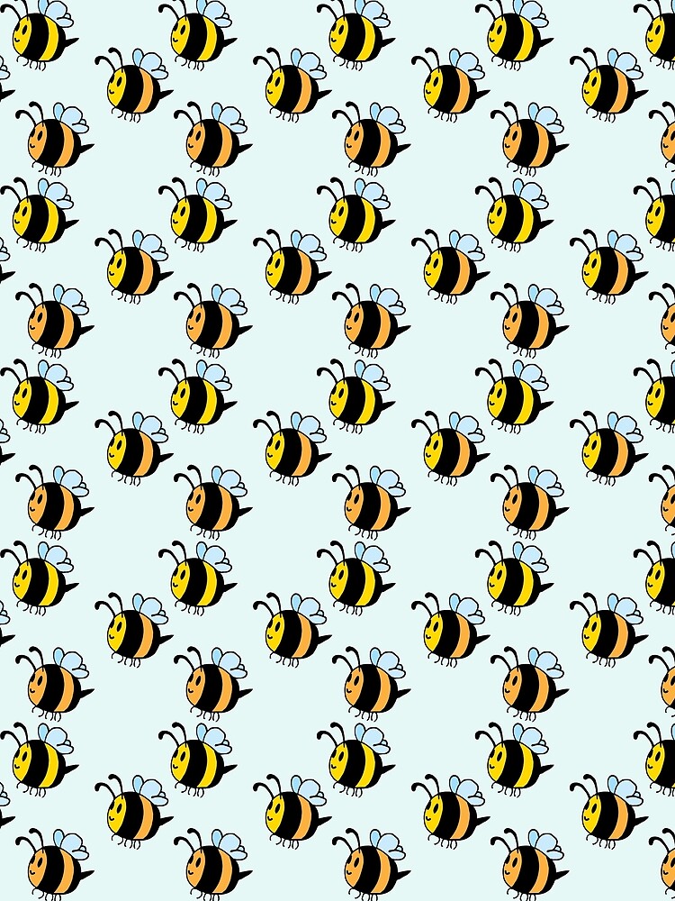 Chubby Bees by GroglioArt