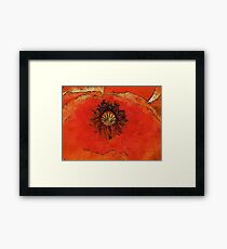 Summertime Scarlet Framed Print