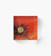Red Remembrance Acrylic Block