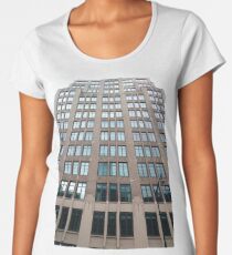 New York, Manhattan, Brooklyn, New York City, architecture, street, building, tree, car, pedestrians, day, night, nightlight, house, condominium,  Women's Premium T-Shirt