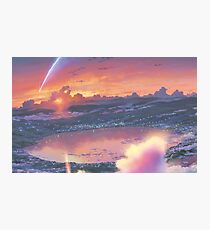 Anime Landschaft (Kimi no na wa) Fotodruck
