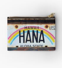 Hana License Plate Studio Pouch