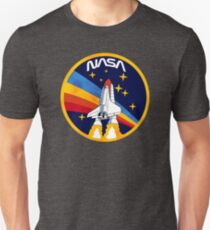 Vintage Clipart NASA Rocket Unisex T-Shirt