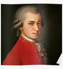 Póster Wolfgang Mozart