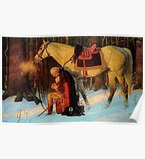 George Washington Praying Poster