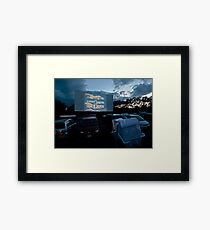 Drive-In Movie Theater (Wellfleet, Cape Cod) Framed Print
