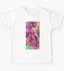 Dark purple orchid Kids Tee