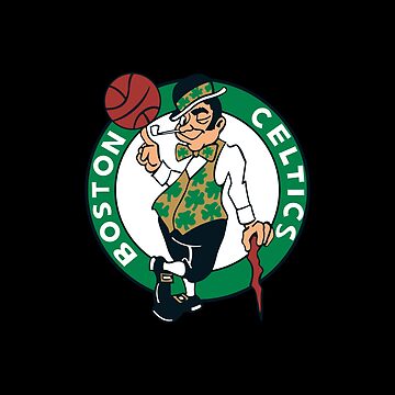 Boston Celtics Basketball Logo Kids T-Shirt by Drawspots