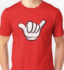 Hang loose. Surf and rock fingers Unisex T-Shirt