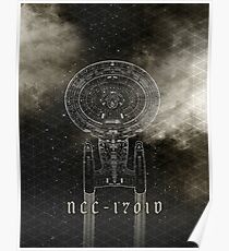 Starship NCC 1701D Poster