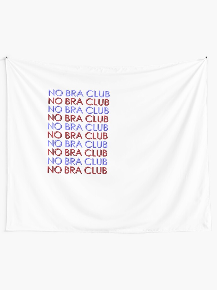 Alternate view of No Bra Club! Tapestry