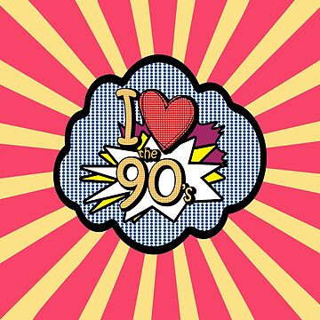 I Love 90s sticker - DECALS by finlandman, Community