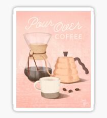 Pour Over Coffee Sticker